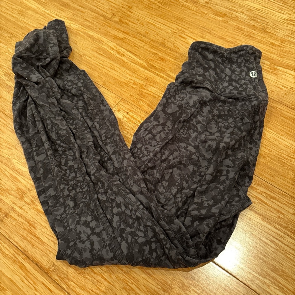 lululemon athletica Black Patterned Joggers